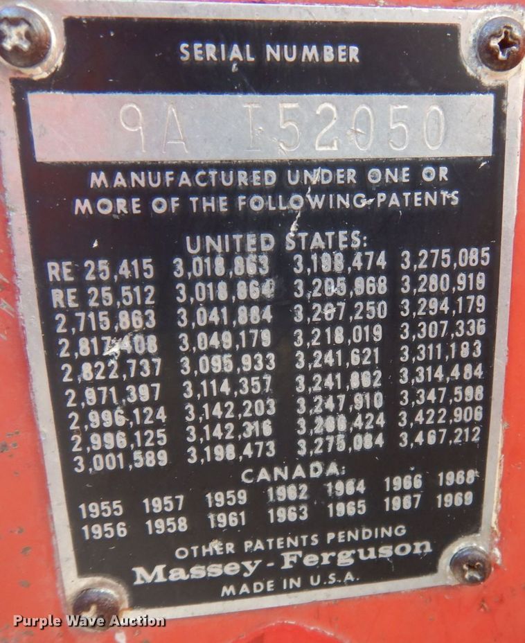 image for item DP0307 Massey Ferguson 135  tractor