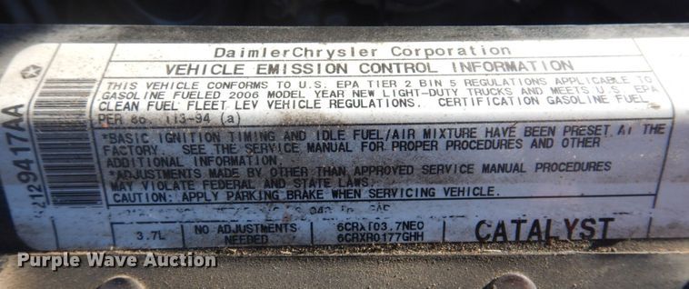 image for item DP0311 2006 Jeep Liberty  SUV