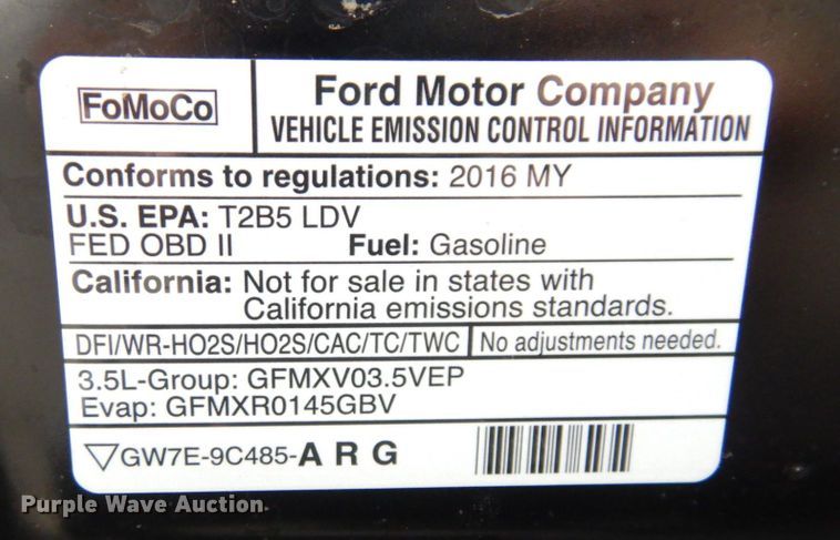 image for item DS1336 2016 Ford Explorer Police Interceptor  SUV