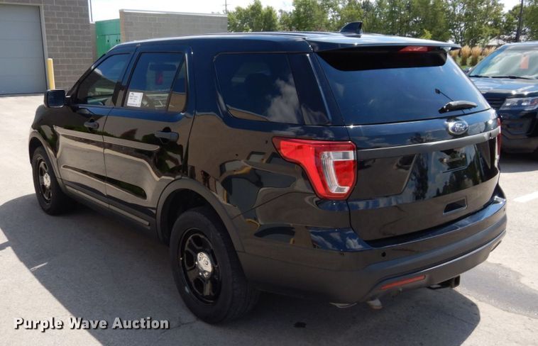 image for item DS1356 2016 Ford Explorer Police Interceptor  SUV
