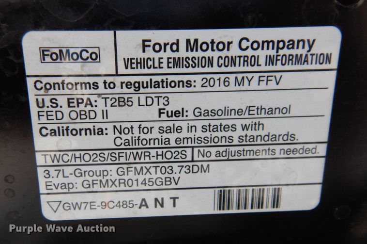 image for item DS1356 2016 Ford Explorer Police Interceptor  SUV