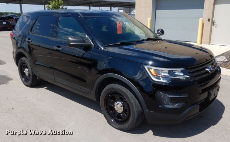 image for item DS1357 2018 Ford Explorer Police Interceptor  SUV