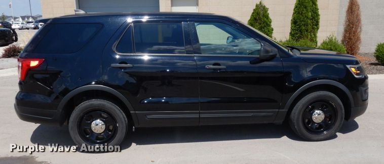 image for item DS1357 2018 Ford Explorer Police Interceptor  SUV