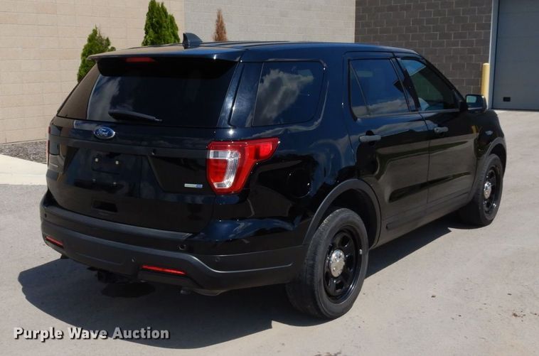 image for item DS1357 2018 Ford Explorer Police Interceptor  SUV
