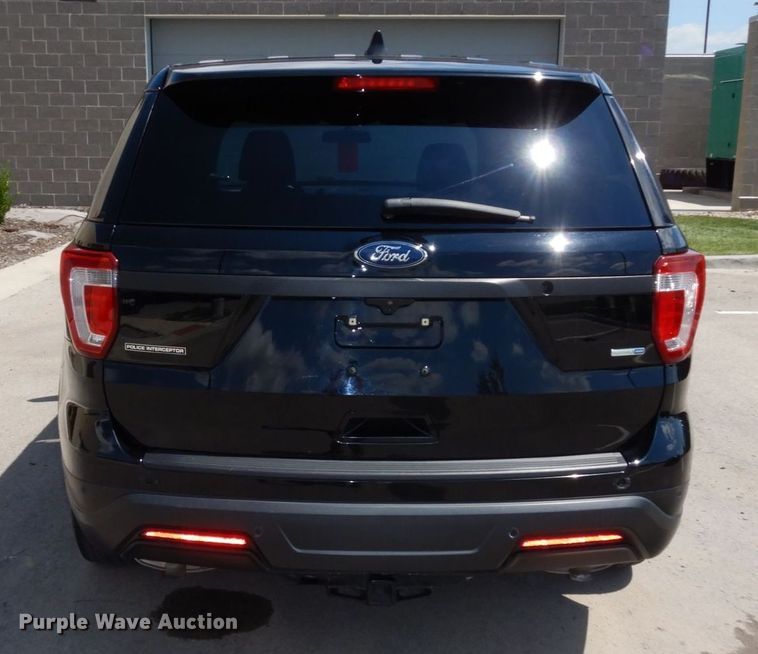 image for item DS1357 2018 Ford Explorer Police Interceptor  SUV