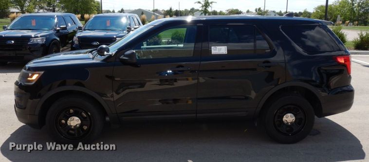 image for item DS1357 2018 Ford Explorer Police Interceptor  SUV