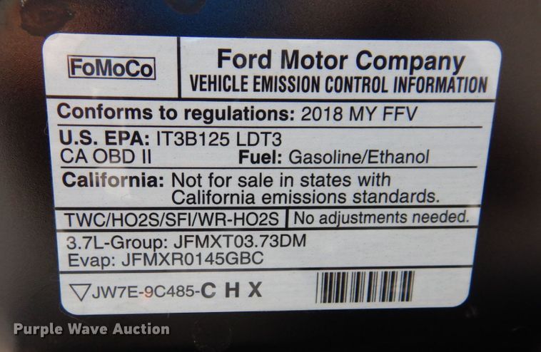 image for item DS1357 2018 Ford Explorer Police Interceptor  SUV