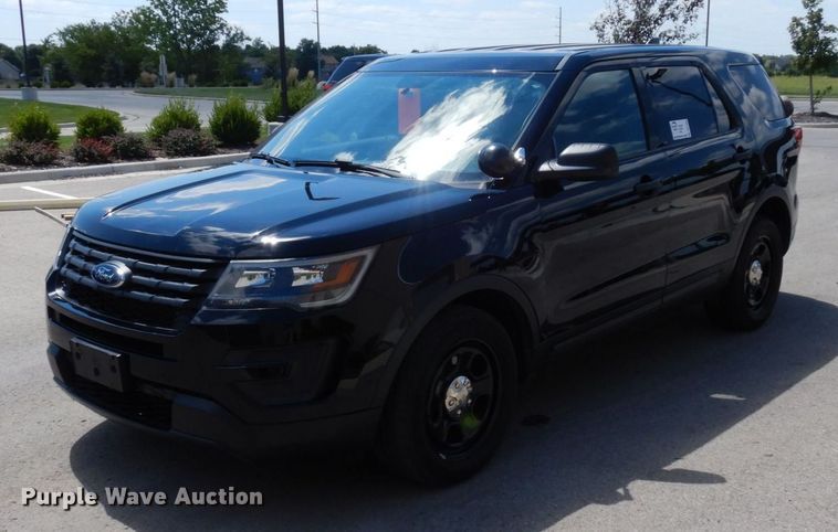 image for item DS1358 2018 Ford Explorer Police Interceptor  SUV