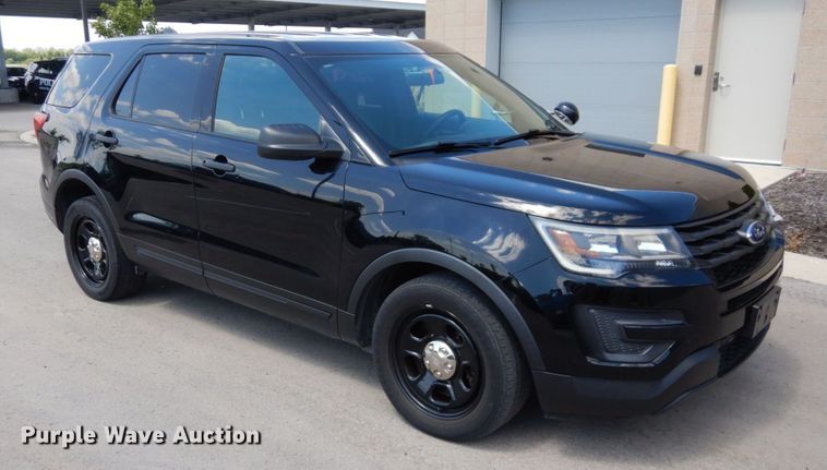 image for item DS1358 2018 Ford Explorer Police Interceptor  SUV