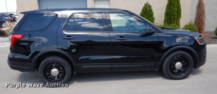 image for item DS1358 2018 Ford Explorer Police Interceptor  SUV