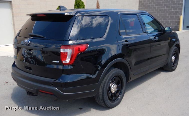 image for item DS1358 2018 Ford Explorer Police Interceptor  SUV