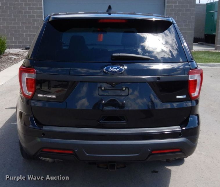 image for item DS1358 2018 Ford Explorer Police Interceptor  SUV