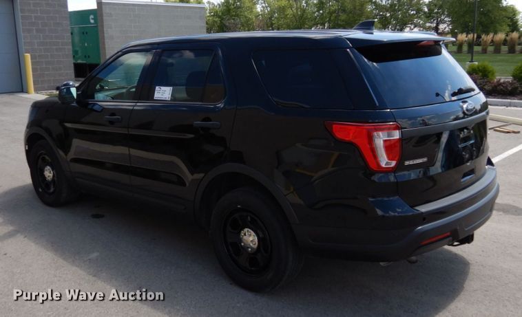 image for item DS1358 2018 Ford Explorer Police Interceptor  SUV