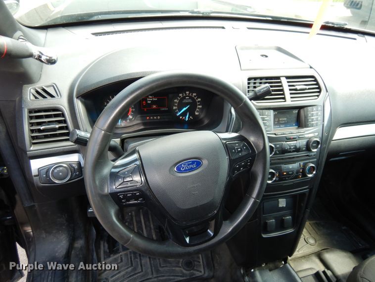 image for item DS1358 2018 Ford Explorer Police Interceptor  SUV