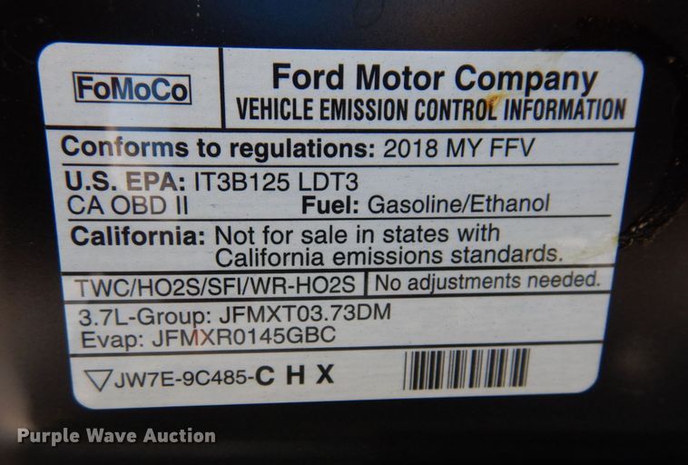 image for item DS1358 2018 Ford Explorer Police Interceptor  SUV