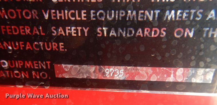 image for item HU9435 1972 International 1700  pumper fire truck