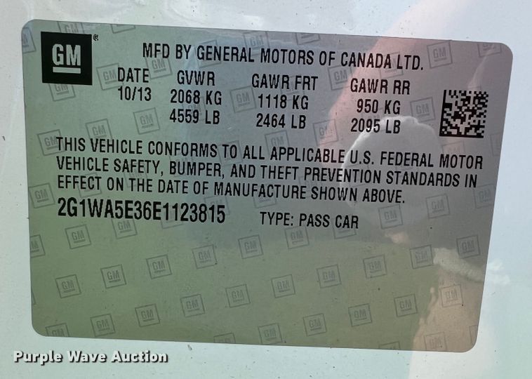 image for item IA9064 2014 Chevrolet Impala