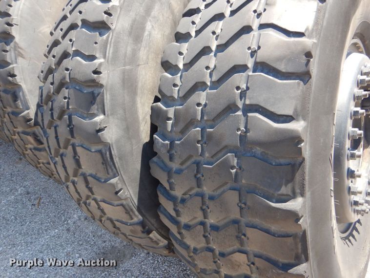 image for item JA9058 (6) Goodyear MV/T 395/85R20 MRAP tires and wheels