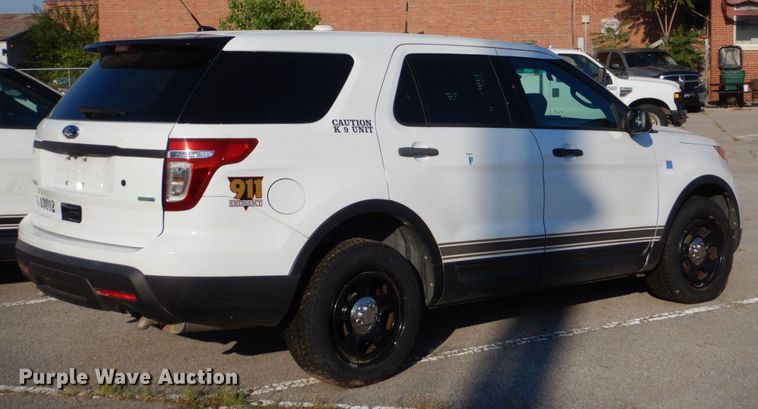 image for item JA9152 2013 Ford Explorer Police Interceptor  SUV