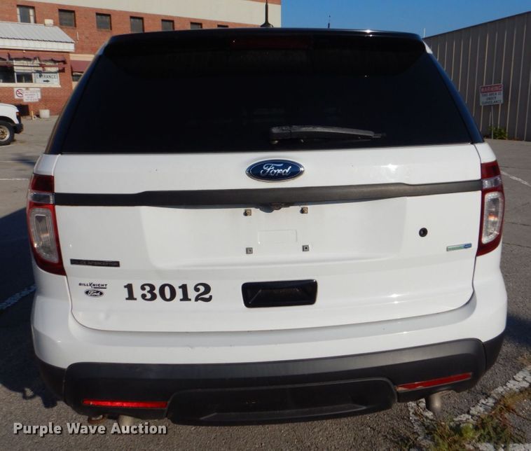 image for item JA9152 2013 Ford Explorer Police Interceptor  SUV