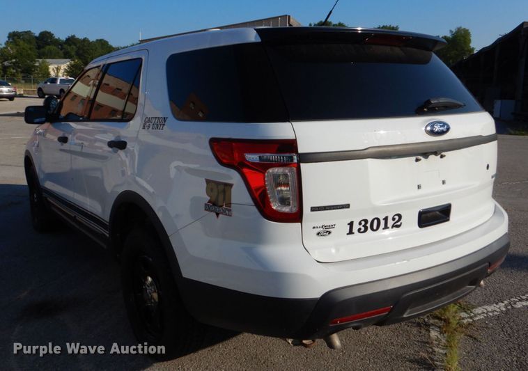 image for item JA9152 2013 Ford Explorer Police Interceptor  SUV