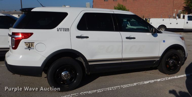image for item JA9153 2013 Ford Explorer Police Interceptor  SUV