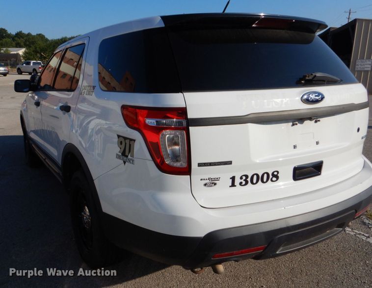 image for item JA9153 2013 Ford Explorer Police Interceptor  SUV
