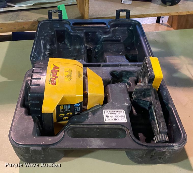 image for item JK9951 LS Instruments Alpha Pro Shot self-leveling rotary laser