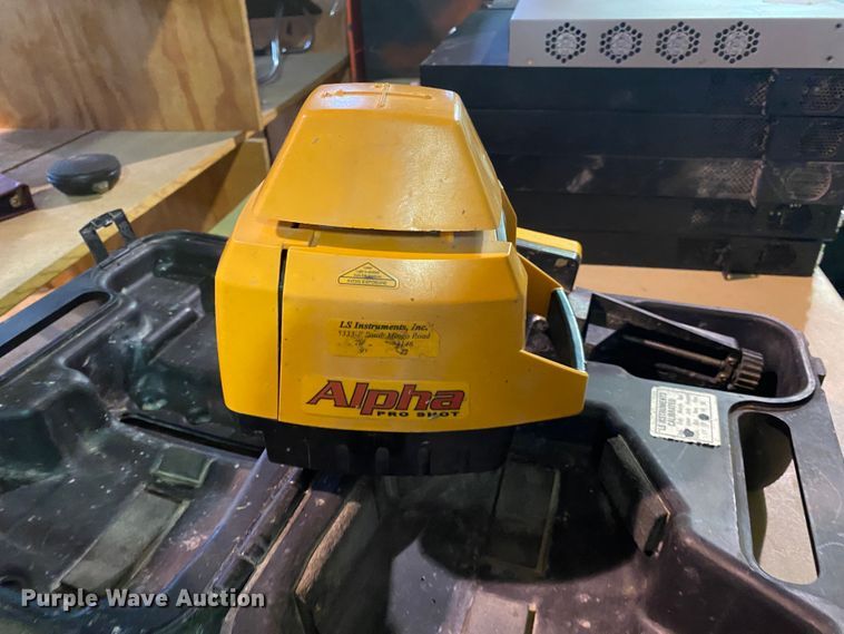 image for item JK9951 LS Instruments Alpha Pro Shot self-leveling rotary laser