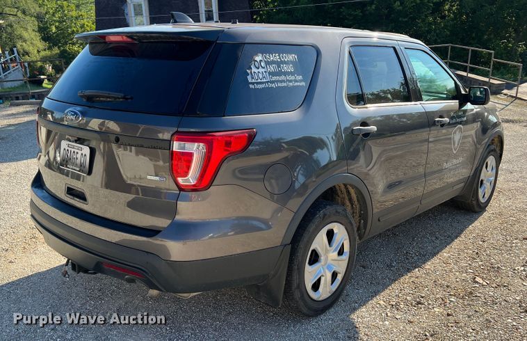 image for item JM9162 2016 Ford Explorer Police Interceptor  SUV