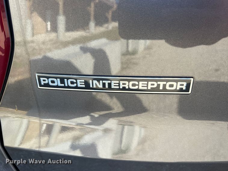 image for item JM9162 2016 Ford Explorer Police Interceptor  SUV