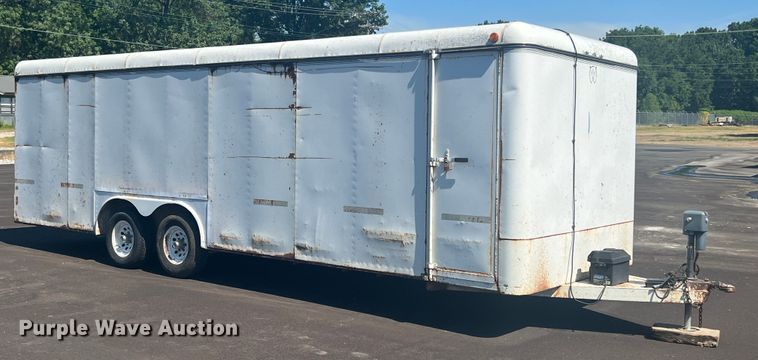 image for item JX9313 1996 W-W Trailers  enclosed cargo trailer