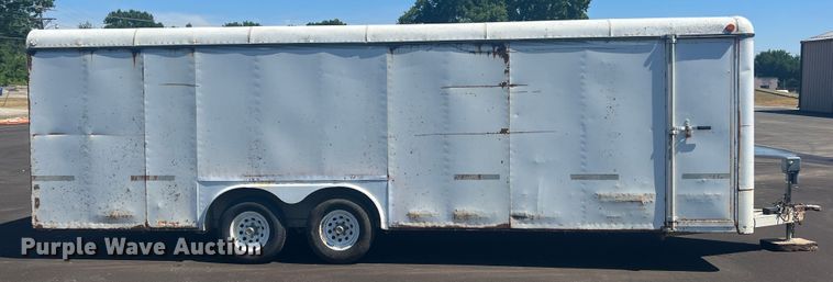 image for item JX9313 1996 W-W Trailers  enclosed cargo trailer