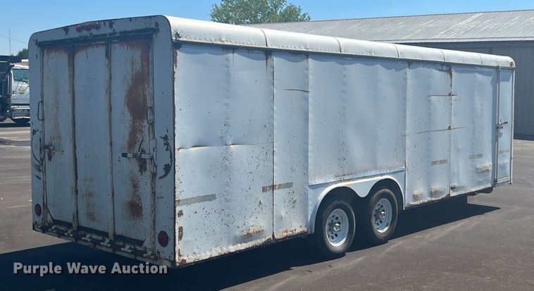 image for item JX9313 1996 W-W Trailers  enclosed cargo trailer
