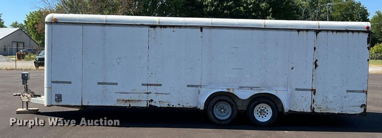 image for item JX9313 1996 W-W Trailers  enclosed cargo trailer