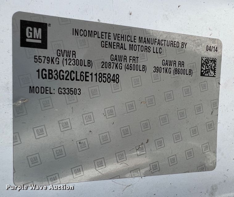 image for item JX9465 2014 Chevrolet Express G3500  ambulance