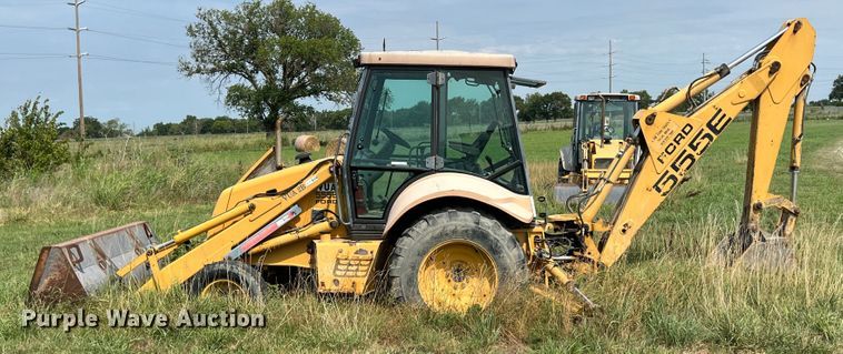 image for item JX9483 1997 New Holland 555E  backhoe