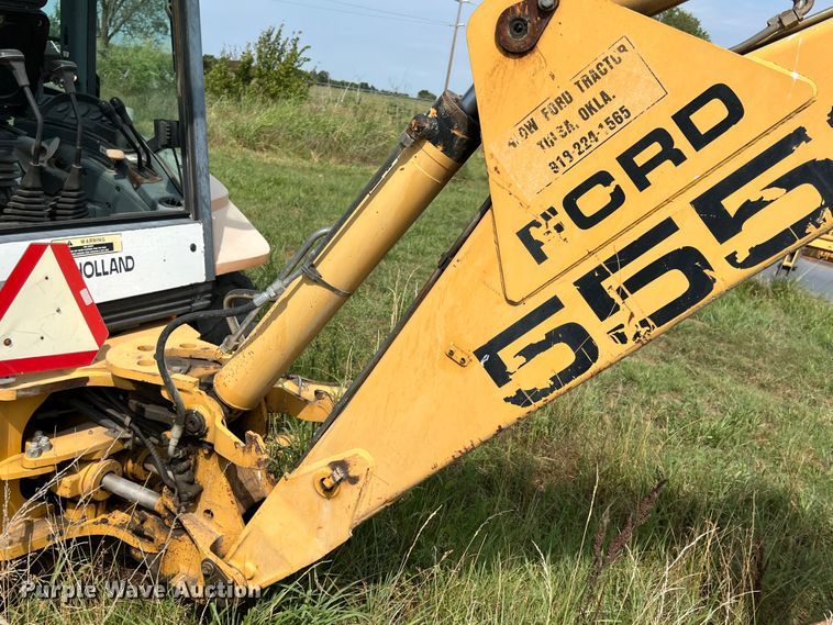 image for item JX9483 1997 New Holland 555E  backhoe