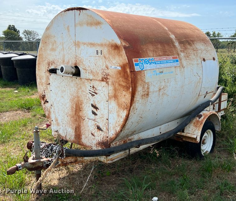 image for item JX9484 Sreco Hy-Power  sewer rodder trailer