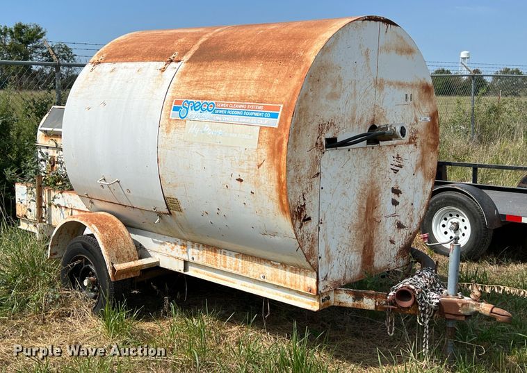 image for item JX9484 Sreco Hy-Power  sewer rodder trailer