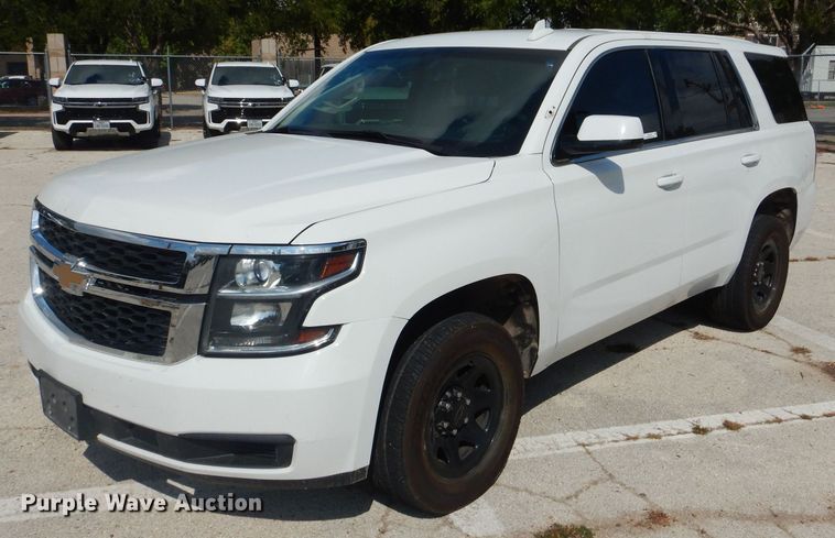 image for item KC9742 2017 Chevrolet Tahoe Police  SUV