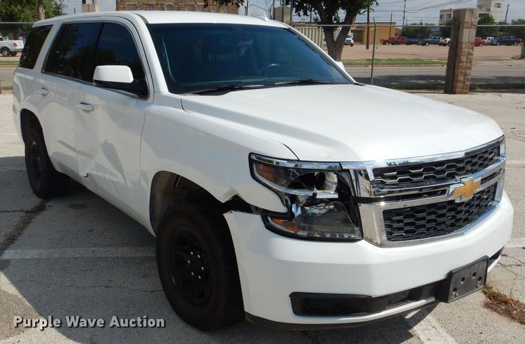 image for item KC9742 2017 Chevrolet Tahoe Police  SUV