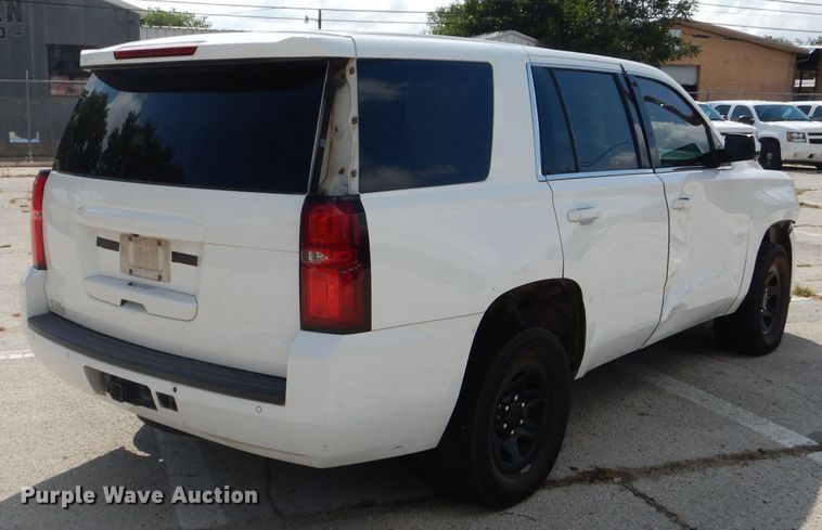 image for item KC9742 2017 Chevrolet Tahoe Police  SUV