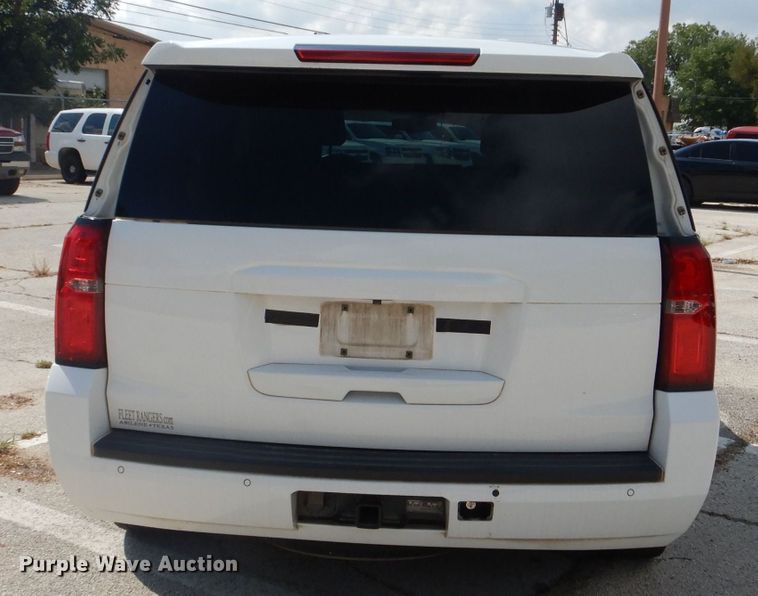image for item KC9742 2017 Chevrolet Tahoe Police  SUV