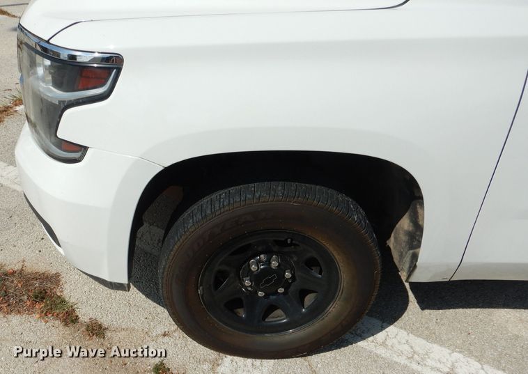image for item KC9742 2017 Chevrolet Tahoe Police  SUV