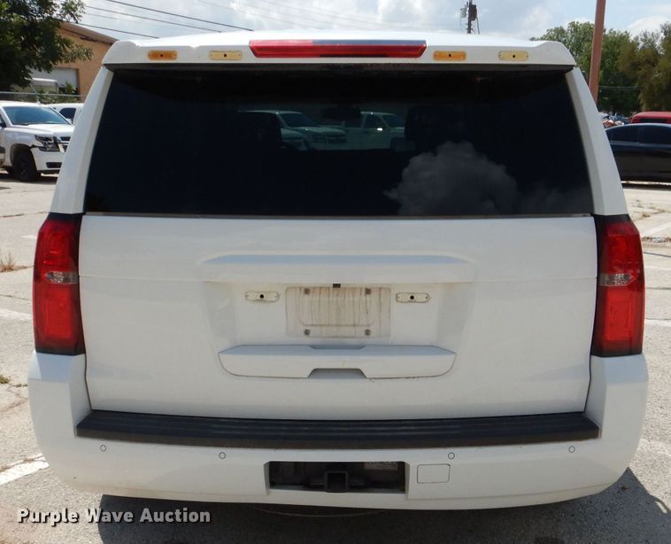 image for item KC9747 2016 Chevrolet Tahoe Police  SUV