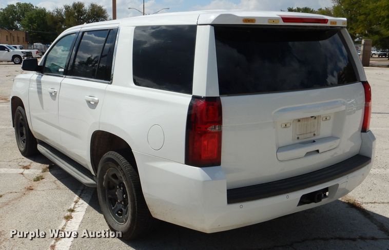 image for item KC9747 2016 Chevrolet Tahoe Police  SUV