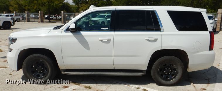 image for item KC9747 2016 Chevrolet Tahoe Police  SUV