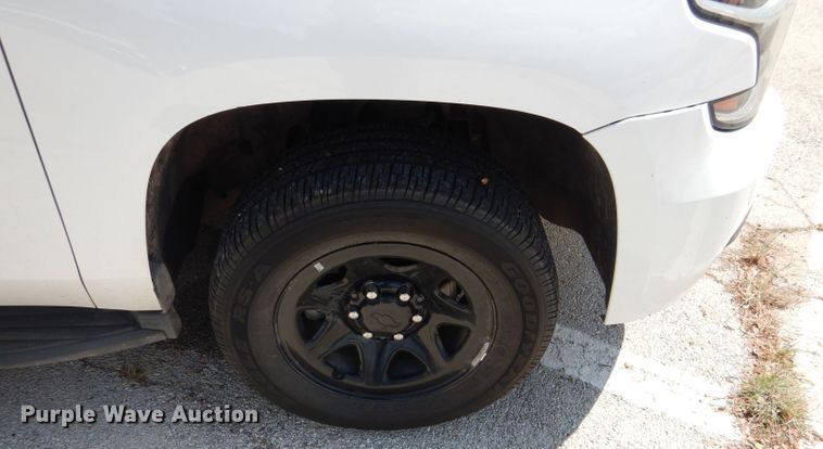 image for item KC9747 2016 Chevrolet Tahoe Police  SUV