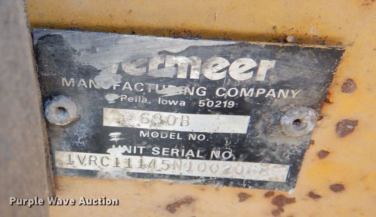 image for item KF9581 Vermeer SC630B  stump grinder